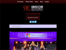 Tablet Screenshot of davidlevinent.com